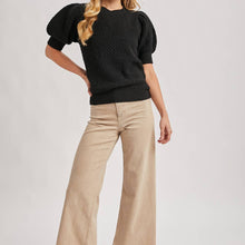 Load image into Gallery viewer, Puff Sleeved Open Knit Sweater
