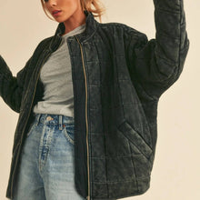 Load image into Gallery viewer, Oversized Quilted Jacket- SALE
