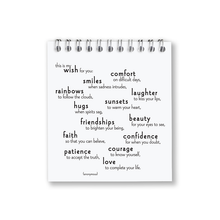 Load image into Gallery viewer, Spiral Notepad - My Wish For You
