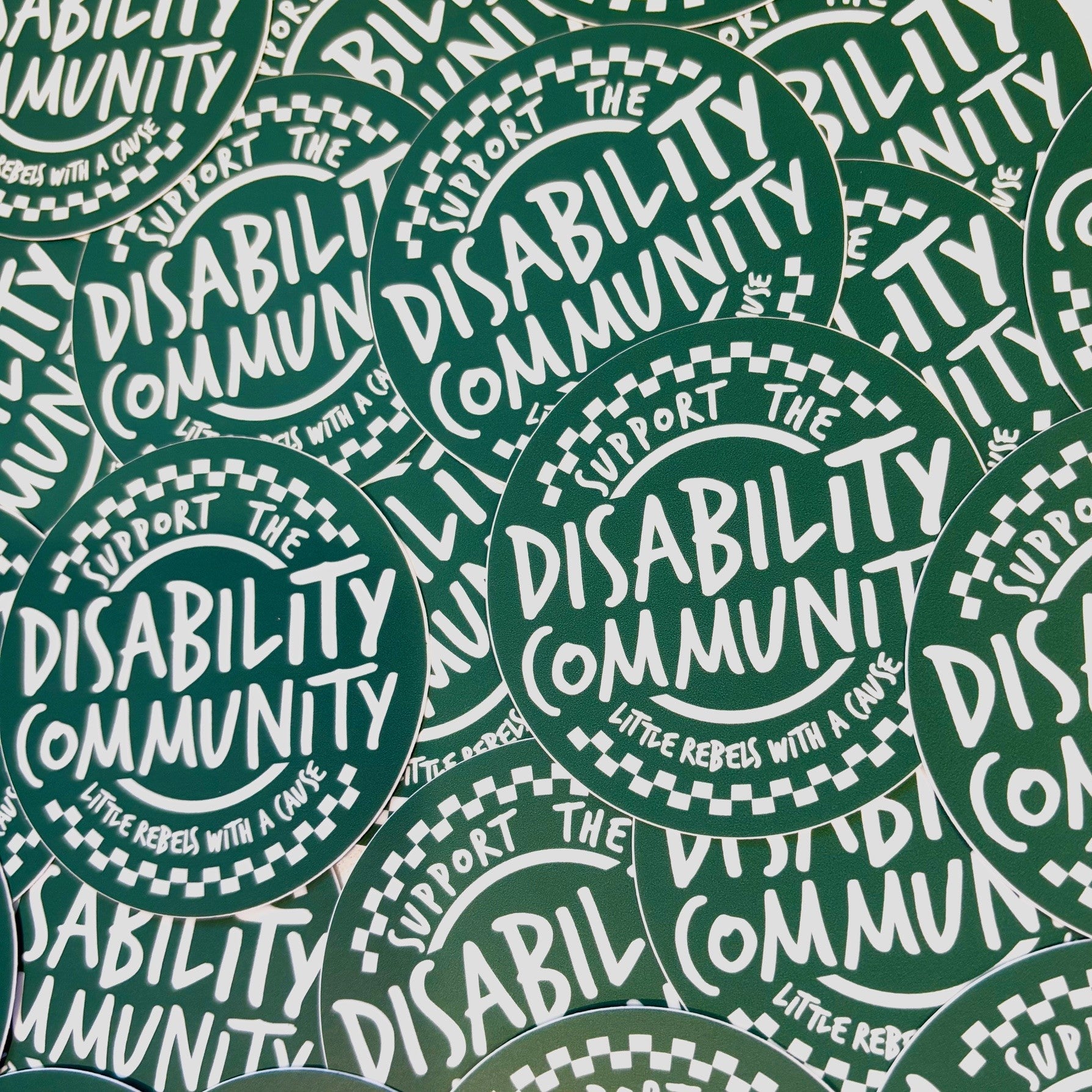 Support the Disability Community Stickers – Rebel Clothing Collective