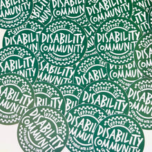 Load image into Gallery viewer, Support the Disability Community Stickers
