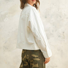 Load image into Gallery viewer, Washed Cotton Jacket with Cargo Pockets
