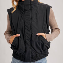 Load image into Gallery viewer, Bomber Puffer Vest ~ SALE
