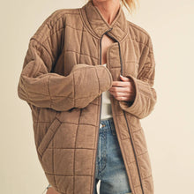 Load image into Gallery viewer, Oversized Quilted Jacket- SALE
