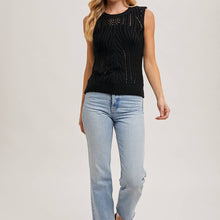 Load image into Gallery viewer, Open Knit Sweater Tank
