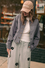 Load image into Gallery viewer, Utility Jacket with Contrast Collar
