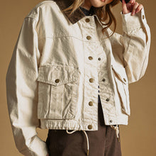 Load image into Gallery viewer, Utility Jacket with Contrast Collar
