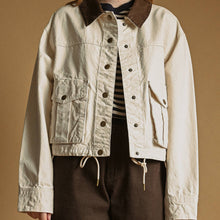 Load image into Gallery viewer, Utility Jacket with Contrast Collar
