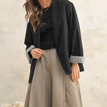 Load image into Gallery viewer, Blazer with Contrast Cuff
