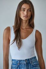 Load image into Gallery viewer, Double Layered Seamless U-V Neck Sleeveless Bodysuit
