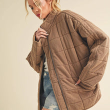 Load image into Gallery viewer, Oversized Quilted Jacket- SALE
