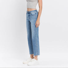 Load image into Gallery viewer, High Rise Ankle Straight Leg Jeans

