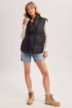 Load image into Gallery viewer, Oversized Shawl Collar Puffer Vest
