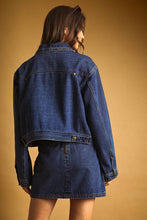 Load image into Gallery viewer, Western-Inspired Indigo Denim Jacket
