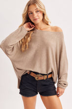 Load image into Gallery viewer, Oversized Batwing Knit Sweater

