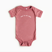 Load image into Gallery viewer, New to the Crew Baby Onesie
