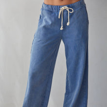 Load image into Gallery viewer, Knit Cotton Wide Leg Pants
