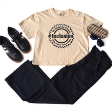 Load image into Gallery viewer, We Should Be Friends.#Inclusion Women's Boxy Crew
