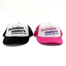 Load image into Gallery viewer, Inclusion Matters Youth Trucker Hat

