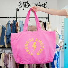 Load image into Gallery viewer, Strong as a Mother®- Oversized Tote - Pink
