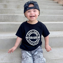 Load image into Gallery viewer, Advocate. Resilience. Never Give Up. Toddler Tees
