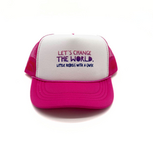 Load image into Gallery viewer, Let's Change the World Youth Trucker Hat
