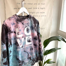 Load image into Gallery viewer, LOVE Tie Dye Sweatshirt

