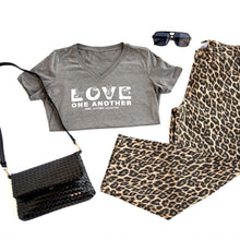 Load image into Gallery viewer, LOVE One Another. Women's Triblend V-neck
