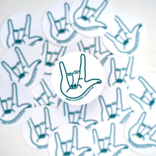 Load image into Gallery viewer, I love you stickers
