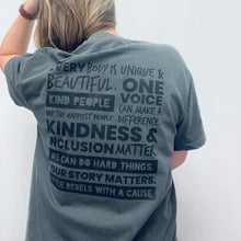 Load image into Gallery viewer, Little Rebels with a Cause Mantra Crew ~ Garment-Dyed Pepper
