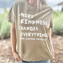 Load image into Gallery viewer, More Kindness Changes Everything. Garment-Dyed Women's tee
