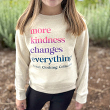 Load image into Gallery viewer, More Kindness Changes Everything. Youth Sweatshirt
