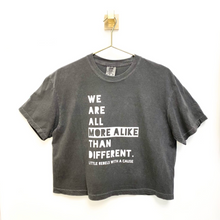 Load image into Gallery viewer, We Are All More Alike than Different Women's Boxy Crew
