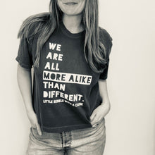 Load image into Gallery viewer, We Are All More Alike than Different Women's Boxy Crew
