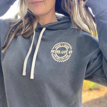 Load image into Gallery viewer, Advocate. Resilience. Never Give Up. Garment-Dyed Hoodies
