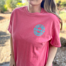 Load image into Gallery viewer, Advocate. Resilience. Never Give Up. Garment-Dyed Crew ~ watermelon
