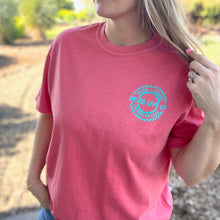 Load image into Gallery viewer, Advocate. Resilience. Never Give Up. Garment-Dyed Crew ~ watermelon
