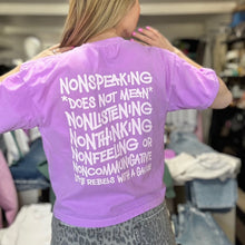 Load image into Gallery viewer, Nonspeaking Women's Boxy tee
