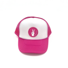 Load image into Gallery viewer, Little Rebels Peace Sign Trucker Hat ~ SALE

