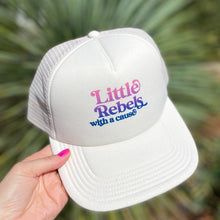 Load image into Gallery viewer, Little Rebels with a Cause Ombre Trucker Hat
