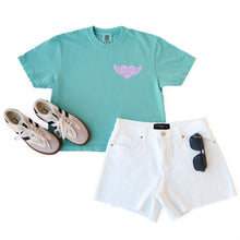 Load image into Gallery viewer, I love someone RARE Women's Garment-Dyed Boxy Crew

