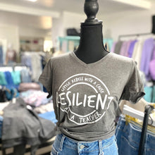 Load image into Gallery viewer, Resilient as a Teacher Women's V-neck
