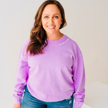 Load image into Gallery viewer, Resilient as a Mother Sweatshirt ~ Violet
