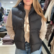 Load image into Gallery viewer, Puffer Hooded Vest ~ SALE
