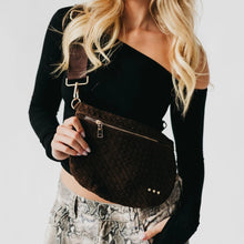 Load image into Gallery viewer, Suede Westlyn Woven Bum Bag

