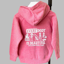 Load image into Gallery viewer, EVERYbody is BEAUTIFUL Toddler Zip Hoodie
