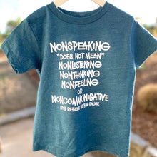 Load image into Gallery viewer, Nonspeaking Crews (toddler + youth) ~ Teal
