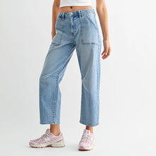 Load image into Gallery viewer, Utility Seamed Barrel Jean by Just Black Denim
