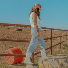 Load image into Gallery viewer, Adult All Weather Rubber Cowboy Boots
