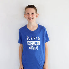 Load image into Gallery viewer, Be Kind &amp; Include Others Youth Crew - Blue
